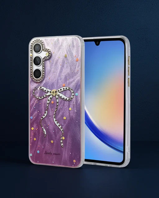 Samsung Galaxy A34 5g Kılıf Blade Aynalı Desenli Kapak - Desen 1