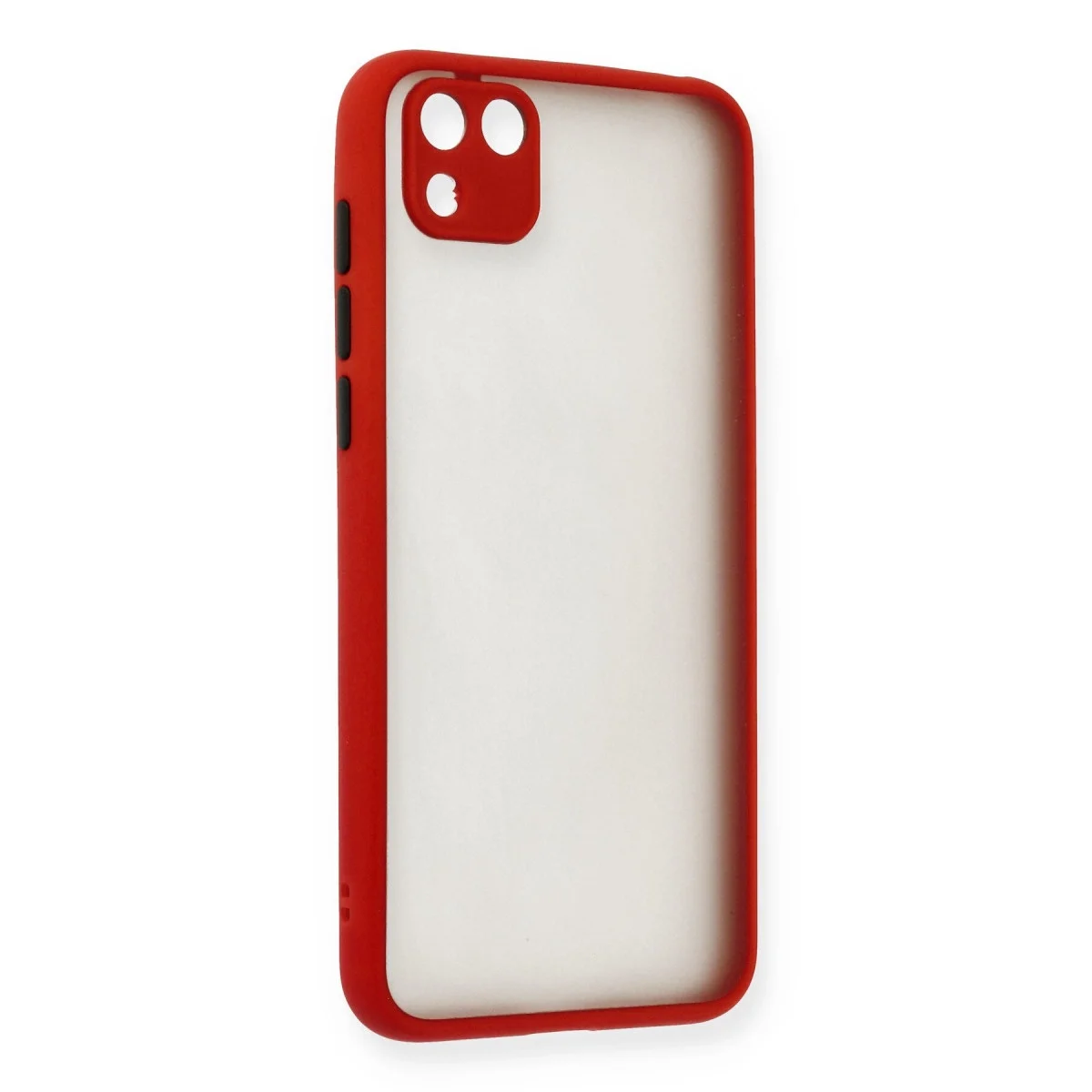 Huawei Y5p Kılıf Montreal Silikon Kapak - Kırmızı görsel 2