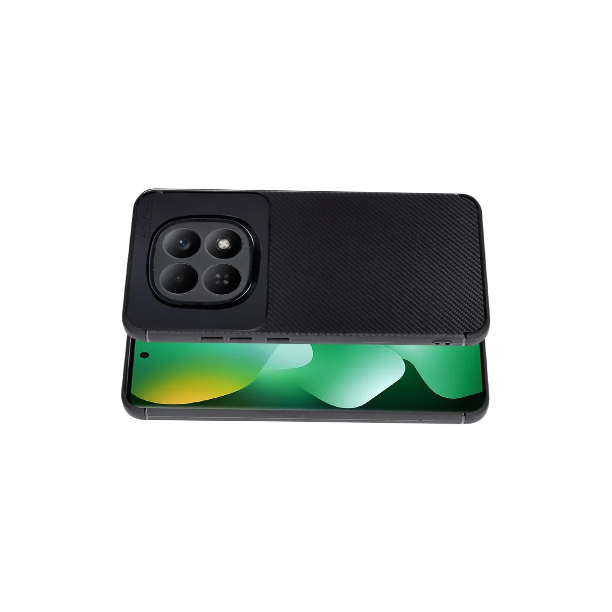 Xiao Red Note 15 Pro Plus 5g Auto Focus Karbon Kapak - Siyah görsel 3