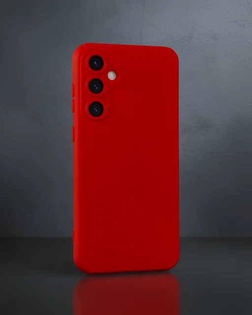Samsung Galaxy S24 Kılıf Nano İçi Kadife Silikon - Kırmızı