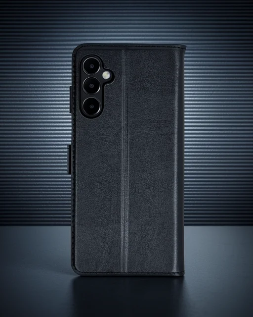 Samsung Galaxy A05s Kılıf Trend S Plus Kapaklı Kılıf - Siyah