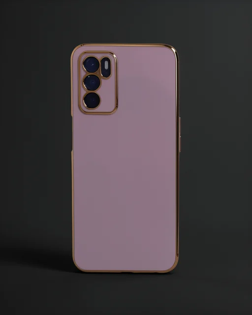 Oppo A16 Kılıf Volet Silikon - Mor