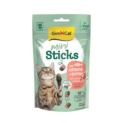 Mini Sticks Somonlu ve Kinoalı Kedi Ödül Maması 50 Gr