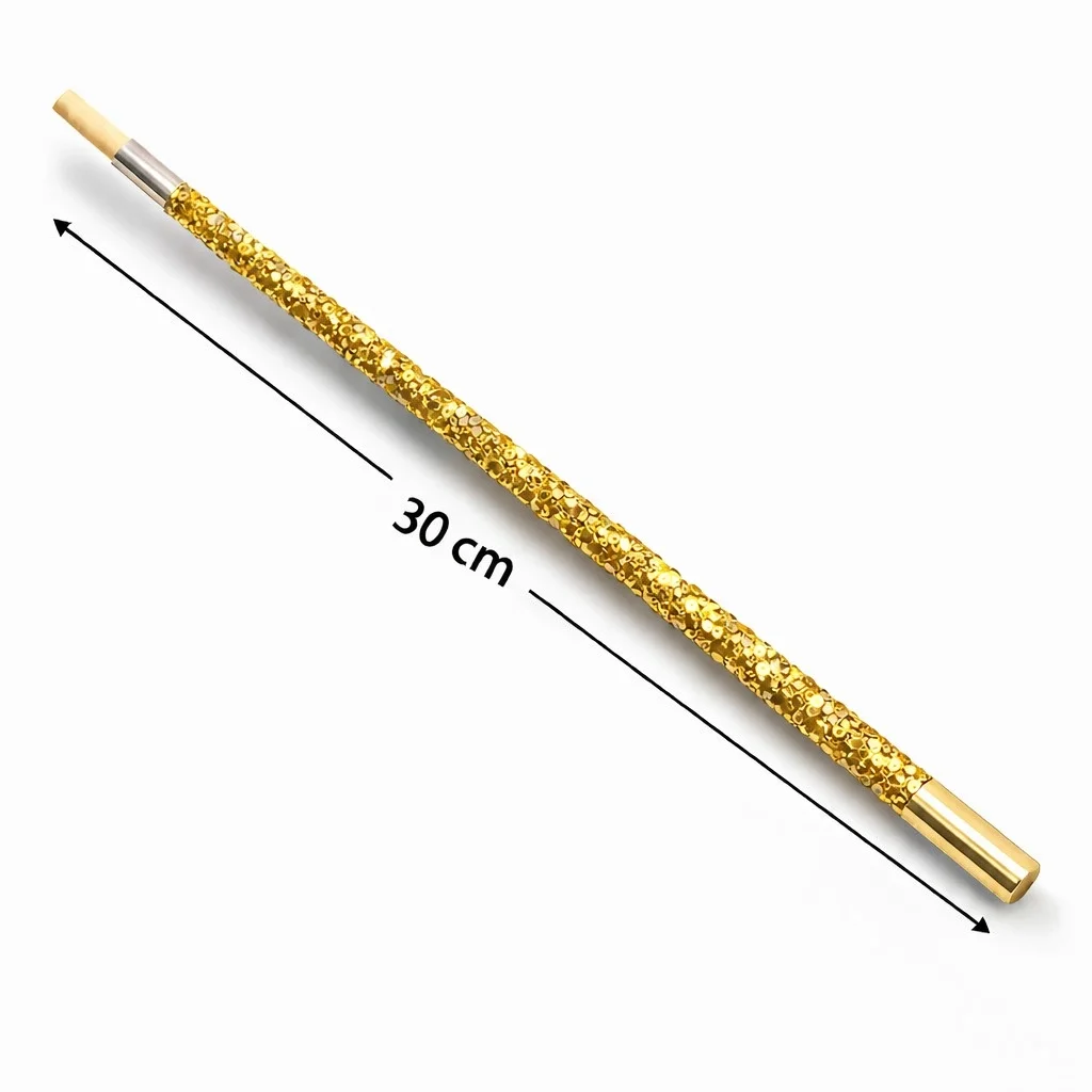 30 Cm Altın Gold Payetli Tutacağı – 1920’ler Gatsby Parti Aksesuarı görsel 2
