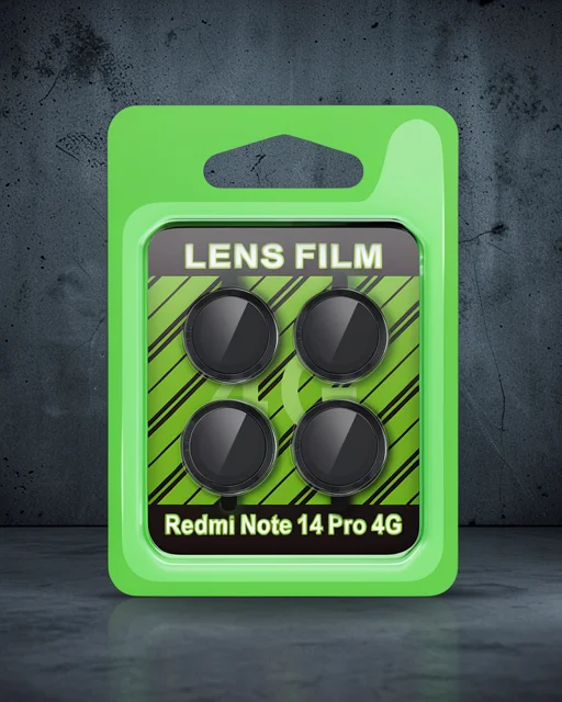Xiaomi Redmi Note 14 Pro 4g Raze Metal Kamera Lens - Siyah