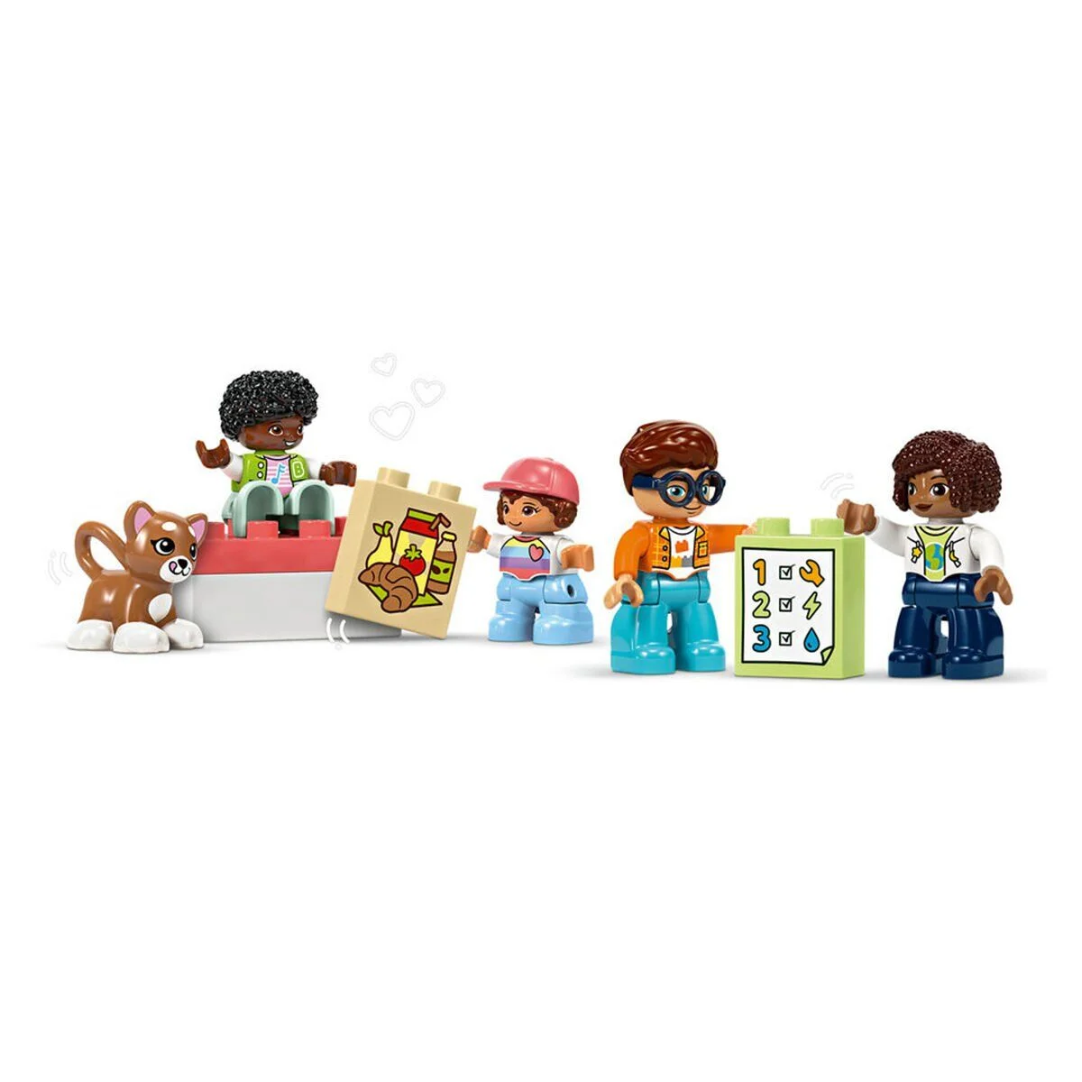 10428 Lego Duplo Büyük İnteraktif Mahalle Treni 103 parça +3 yaş görsel 5