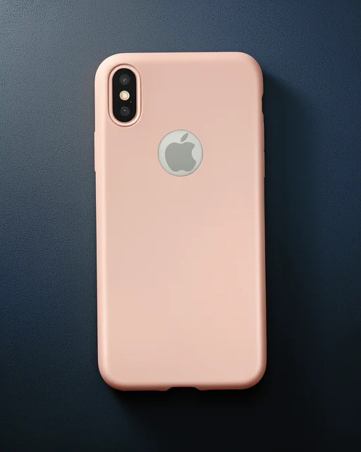 Apple İphone X Kılıf First Silikon - Rose Gold