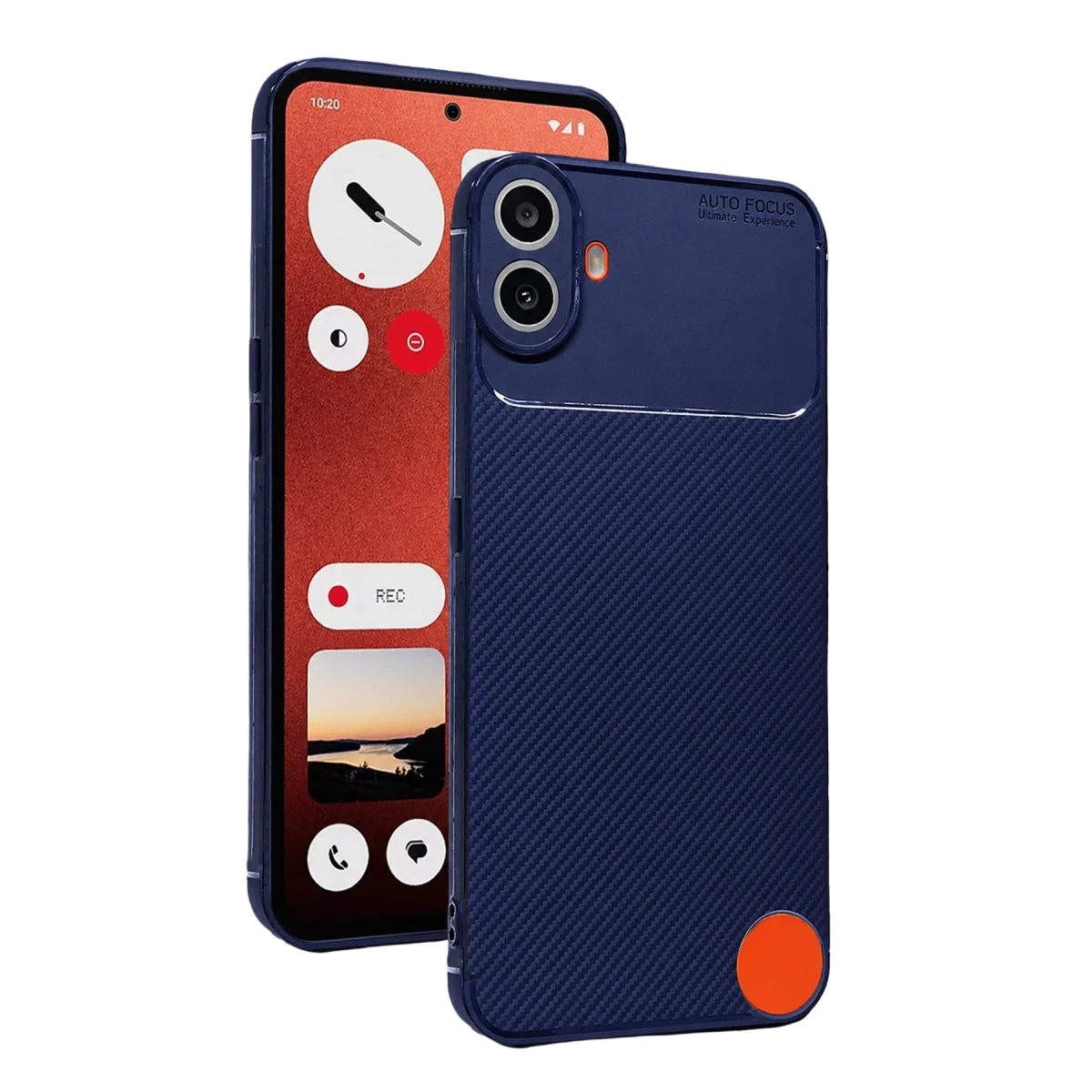 Nothing Phone Nothing Cmf Phone 1 Auto Focus Karbon Kapak - Lacivert