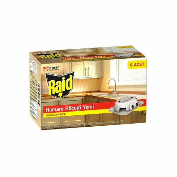 Raid 6 Parça Hamam Böcek Ye