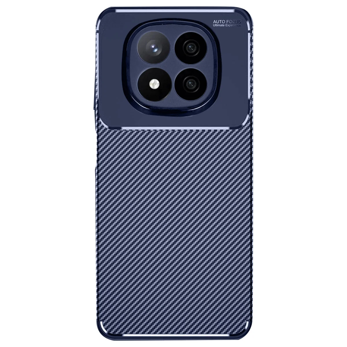 Xiao Red Note 14 Pro 4g Kılıf Auto Focus Karbon Kapak - Lacivert görsel 3