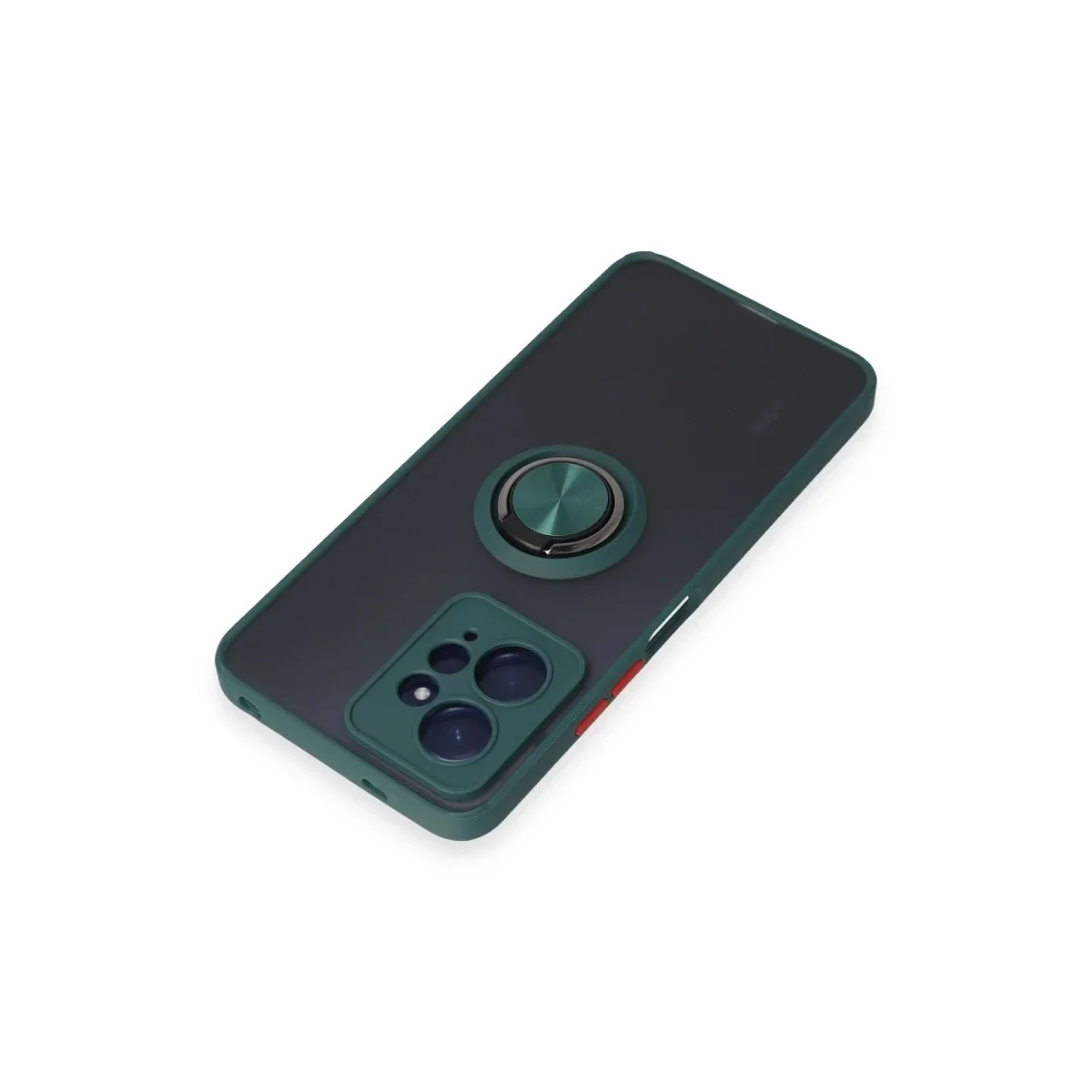 Xiaomi Redmi Note 12 4G Kılıf Montreal Yüzüklü Silikon Kapak - Yeşil görsel 4