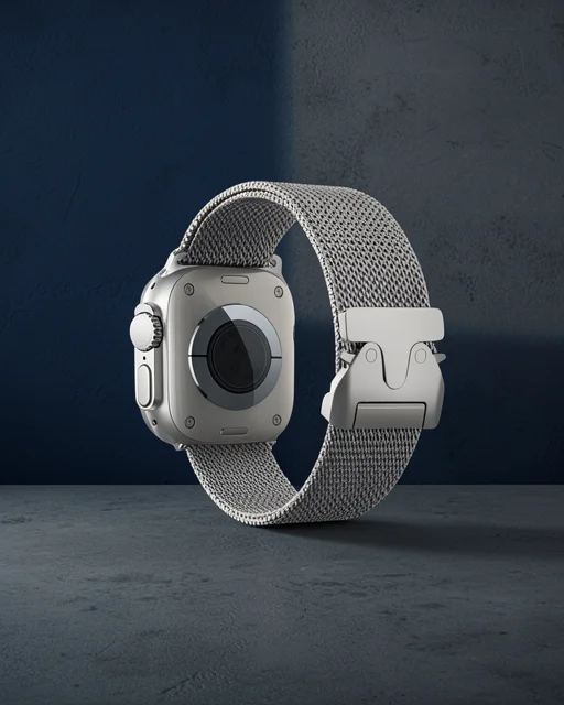 Apple Watch 42mm Milano Metal Kordon - Titan Gri