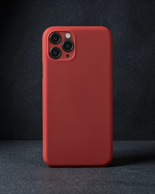Apple İphone 11 Pro Max Kılıf Pp Ultra İnce Kapak - Kırmızı