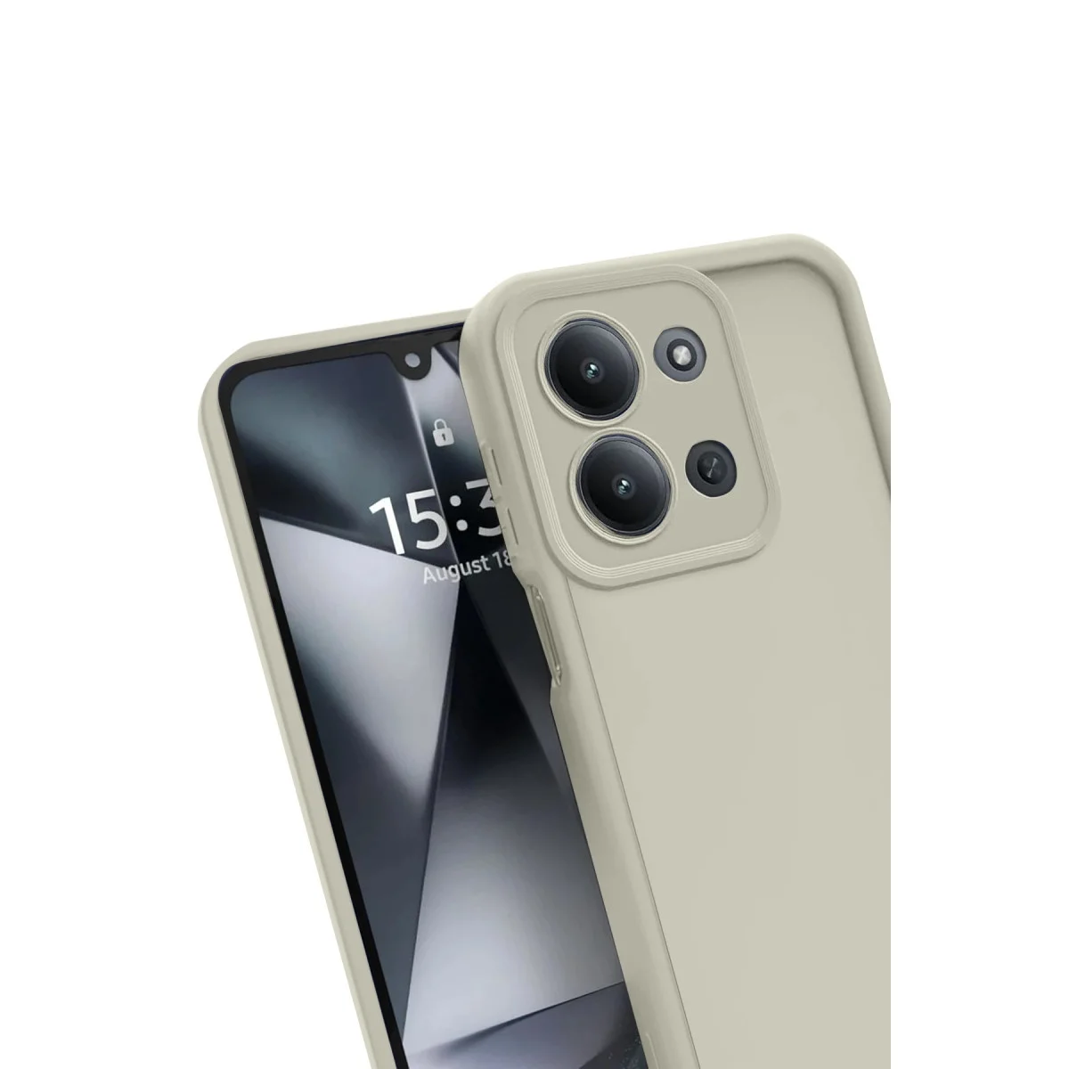 Xiaomi Redmi 15c 4g Viera Silikon - Krem görsel 3