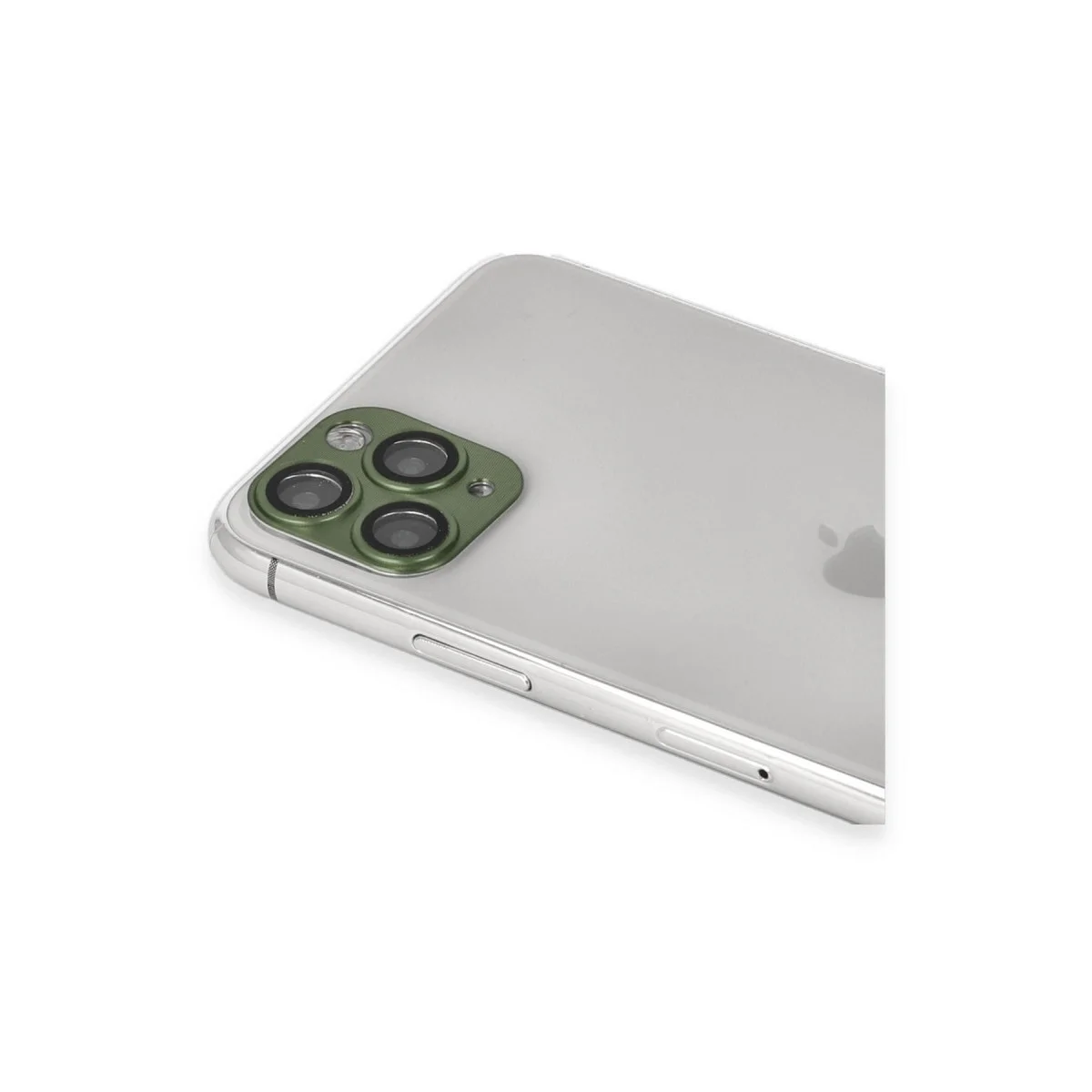 Apple İphone 11 Pro Max Pers Alünyum Kamera Lens - Yeşil görsel 3