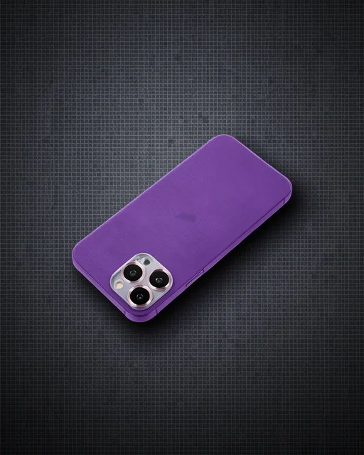 Apple İphone 12 Pro Metal Kamera Lens Koruma Cam - Mor