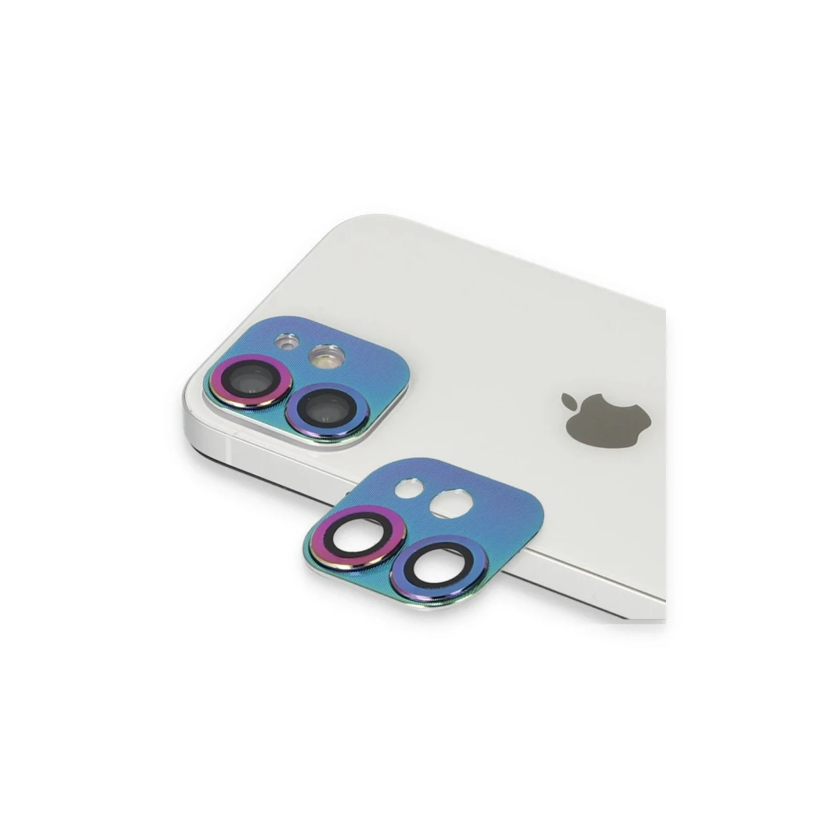 Apple İphone 11 Pers Alünyum Kamera Lens - Rainbow