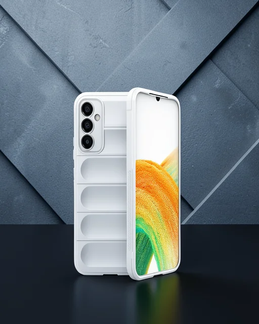 Samsung Galaxy M34 5g Kılıf Optimum Silikon - Krem