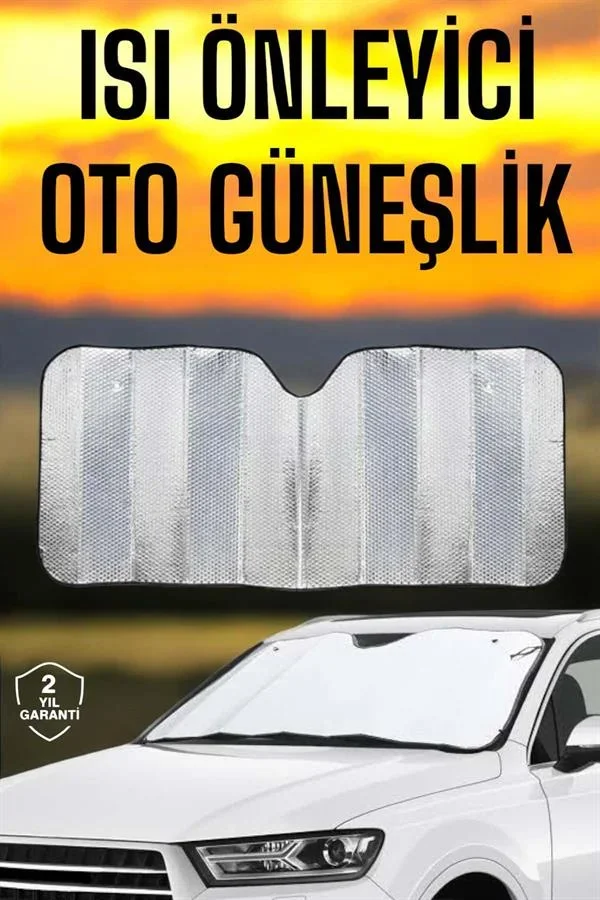 Oto Güneşlik Isı Önleyici Tüm Araçlara Uyumlu UV Işınlarına Karşı görsel 2