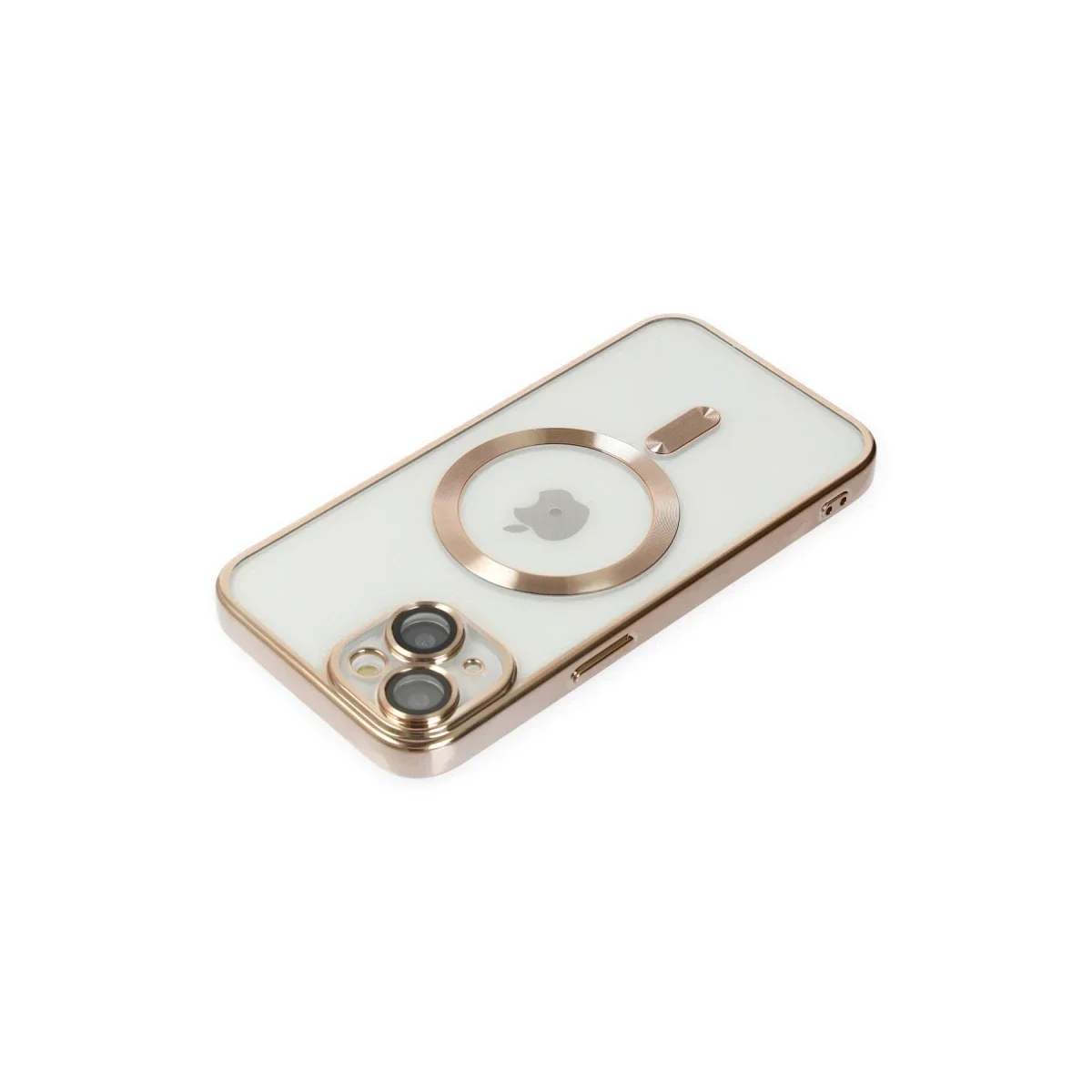 Apple iPhone 14 Kılıf Kross Magneticsafe Kapak - Gold görsel 4