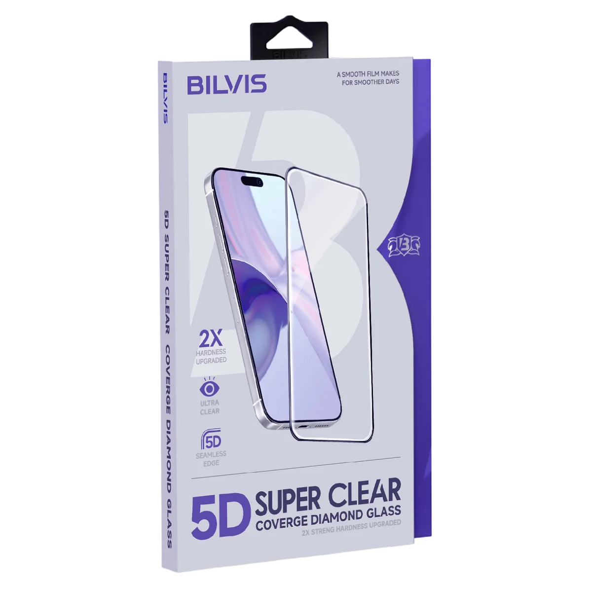 Apple iPhone 15 Pro Max Bilvis 5D Super Clear Diamond Cam Ekran Koruyucu