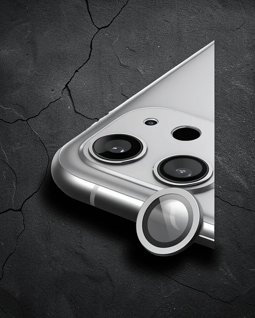Apple İphone 11 Raze Metal Kamera Lens - Gümüş