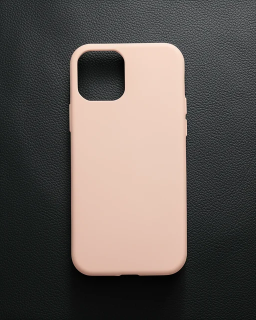 Apple İphone 11 Pro Kılıf Nano İçi Kadife Silikon - Pudra