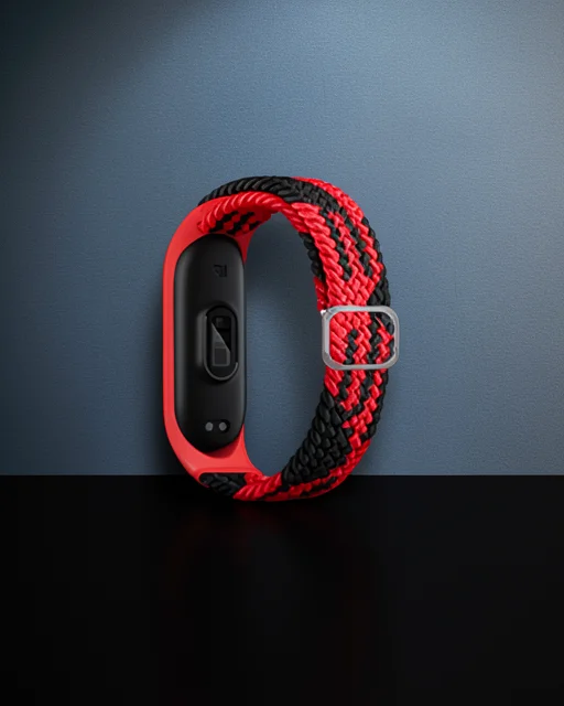 Xiaomi Mi Band 7 Kordon - Kırmızı-siyah