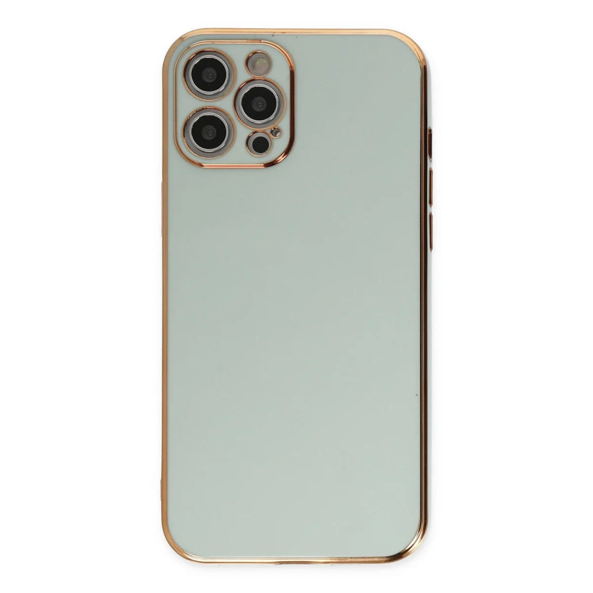 Apple İphone 12 Pro Kılıf Volet Silikon - Açık Yeşil görsel 2