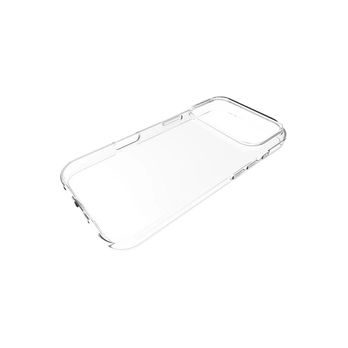 Apple İphone 17 Pro Max Lüx Şeffaf Silikon - Şeffaf görsel 4