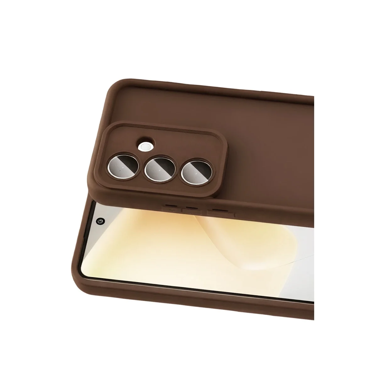 Samsung Galaxy A37 5g Viera Silikon - Kahverengi görsel 2