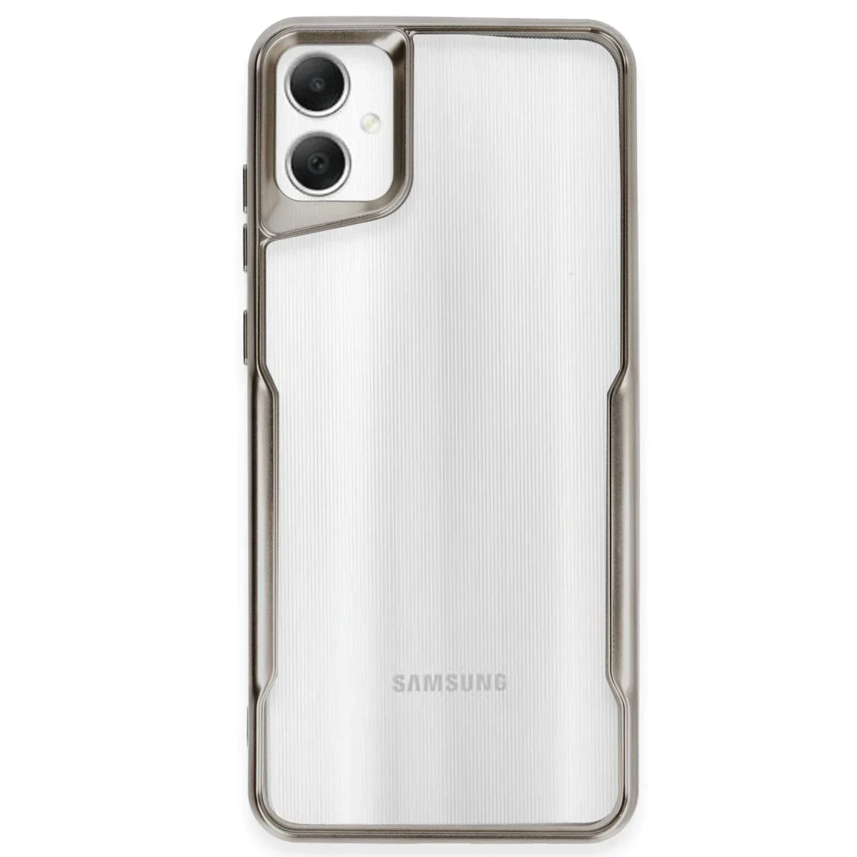 Samsung Galaxy A06 Kılıf Boyi Silikon Kapak - Titan Gri görsel 3