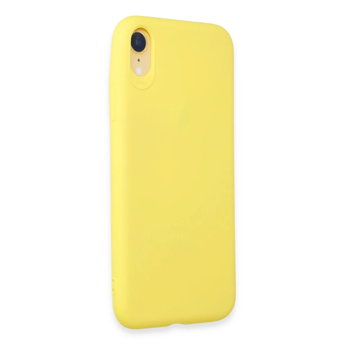 Apple İphone Xr Kılıf First Silikon - Sarı görsel 2
