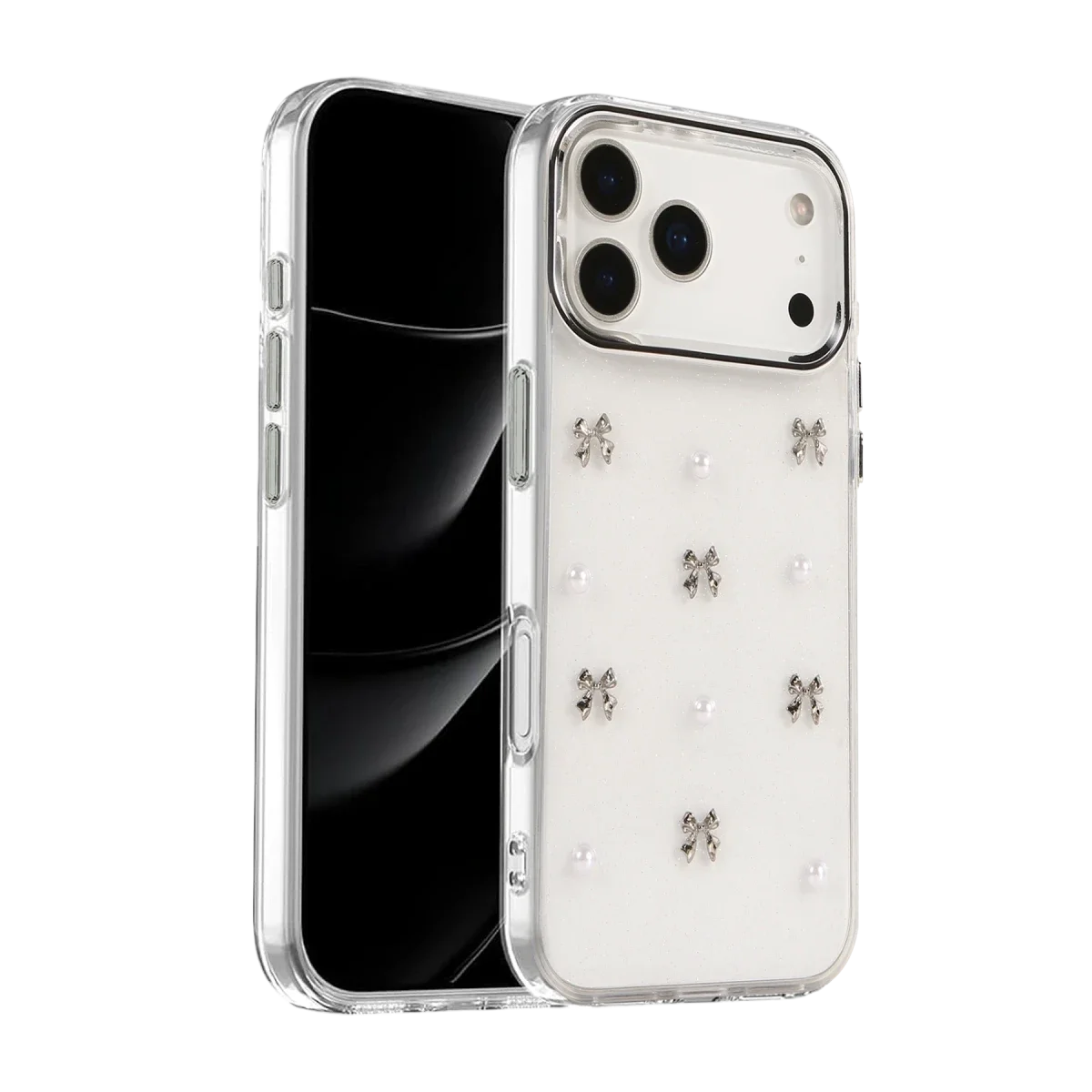 Apple iPhone 17 Pro Fiyonk Desenli Kapak - Desen 8