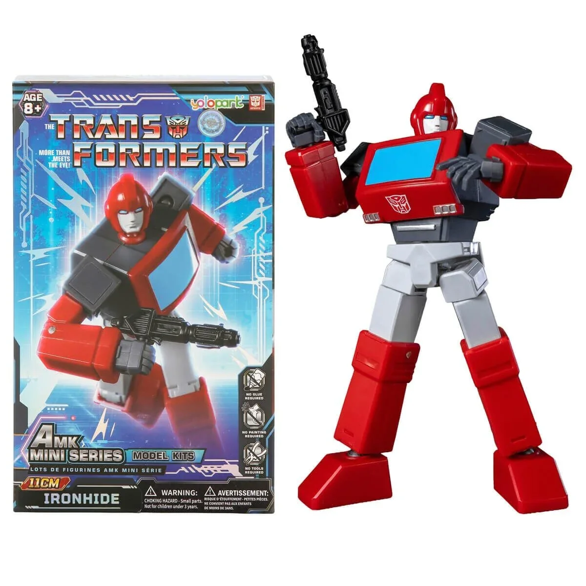 75321 Sun-ytu-ylp-figür Transformers Amk Mını Serıes WAVE3 G1 Ironhıde Trns