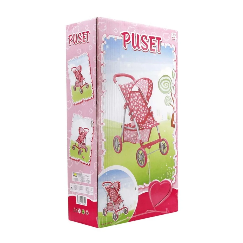 NessiWorld Puantiyeli 4 Tekerlekli Puset görsel 2