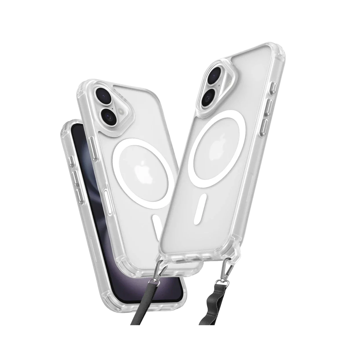 Apple iPhone 16 Kılıf Enka Magsafe Silikon Kılıf - Siyah görsel 5