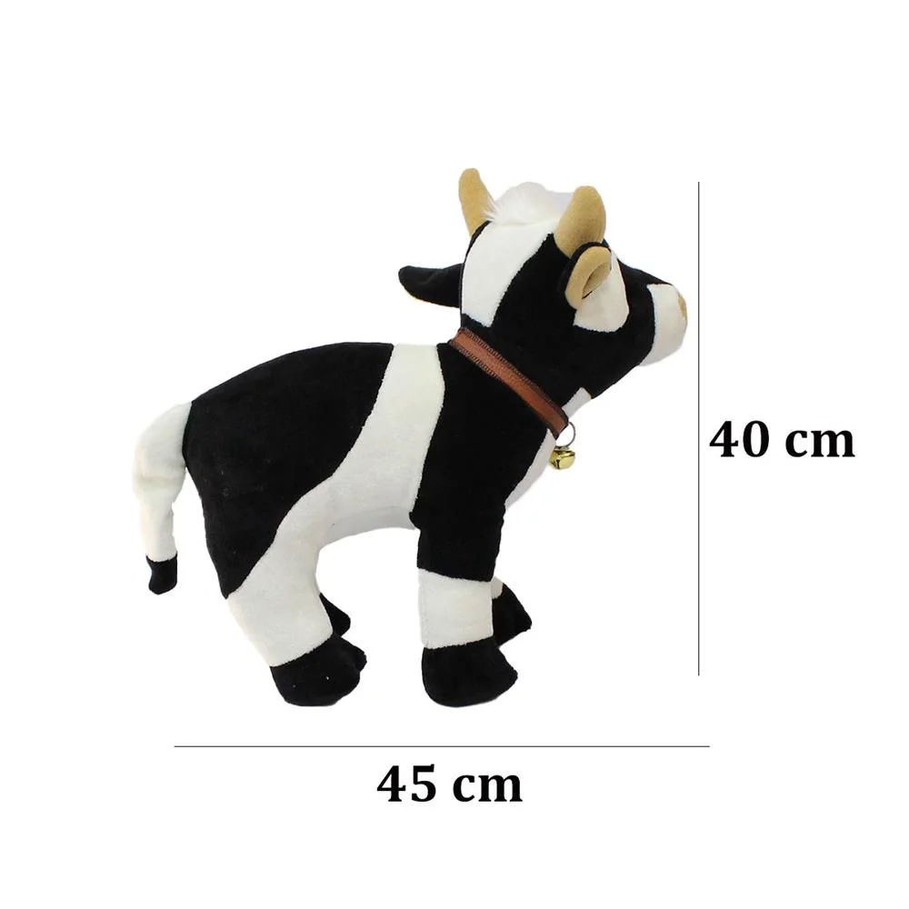 İnek Peluş Oyuncak 45 cm görsel 4