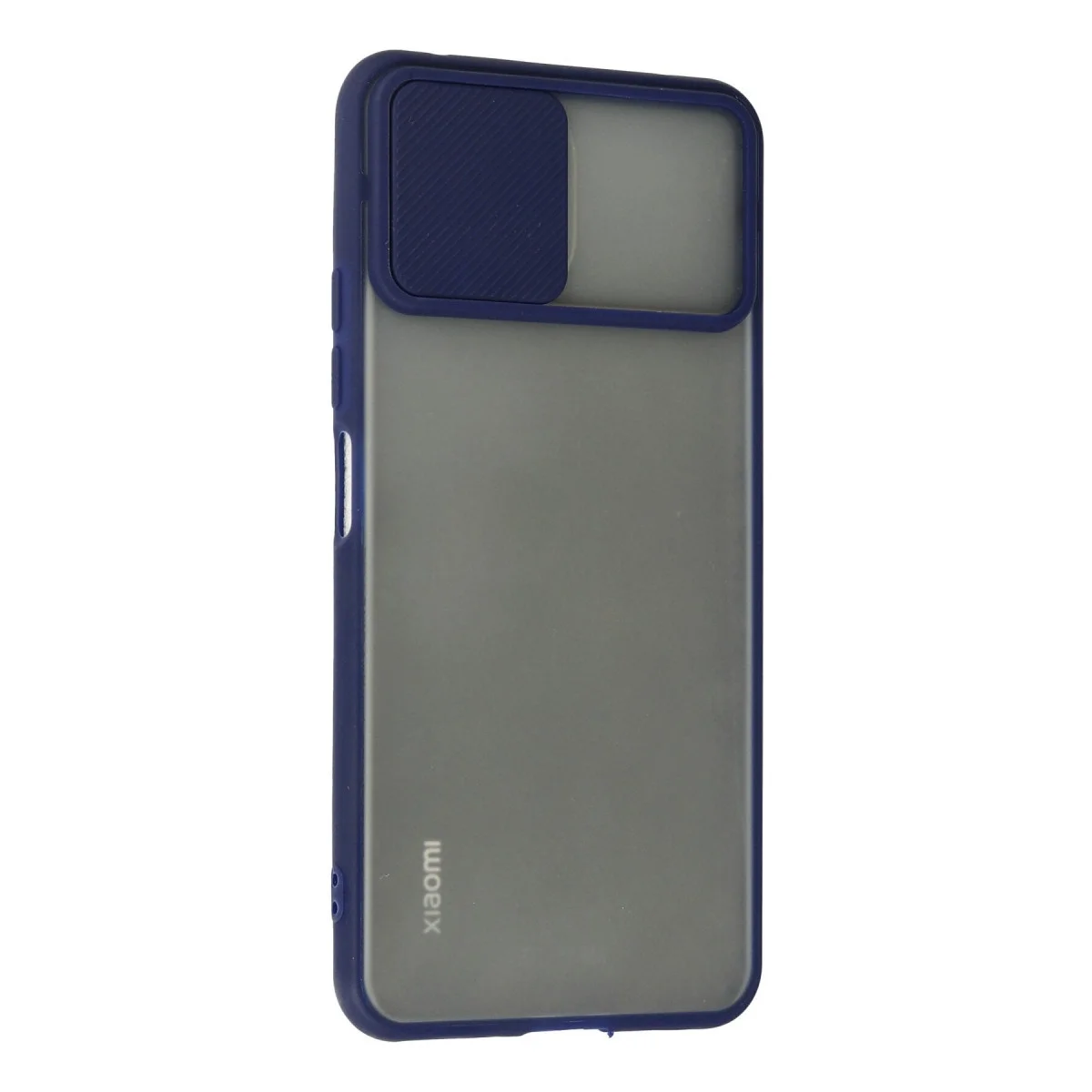 Xiaomi Mi 11 Lite Kılıf Palm Buzlu Kamera Sürgülü Silikon - Lacivert görsel 3