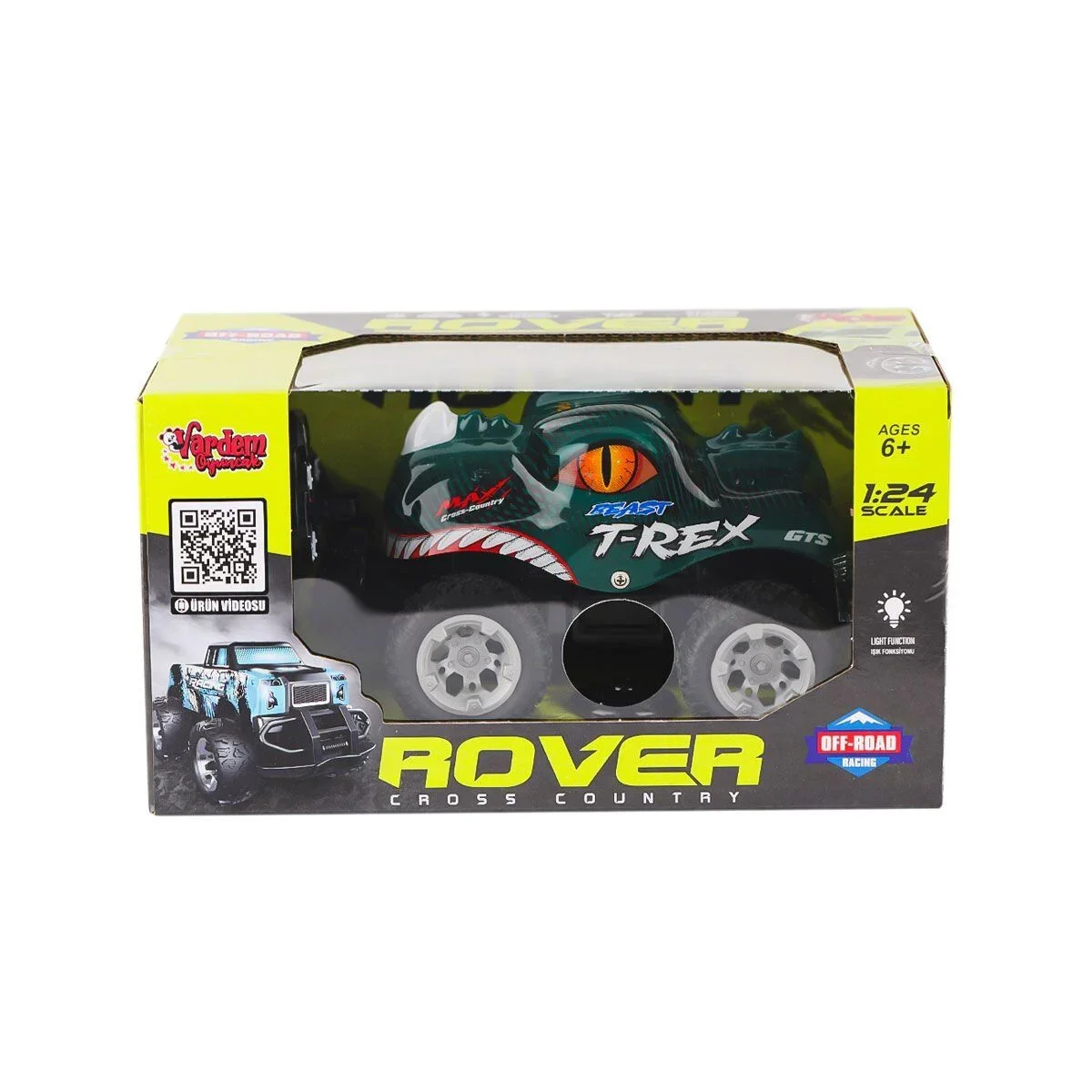 SYR-666-842-3-4-5-6-7 Kumandalı Şarjlı Rover Off Road Işıklı araba 1:24 -Vardem Oyuncak görsel 2