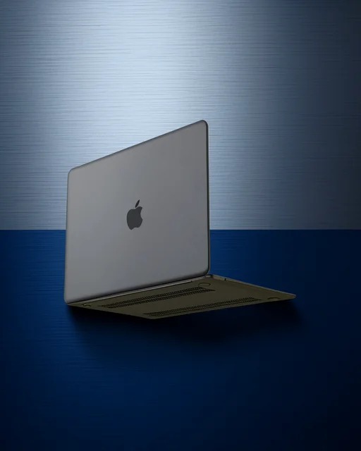 Apple Macbook Pro 14.2 2021 Macbook Buzlu Kapak - Füme