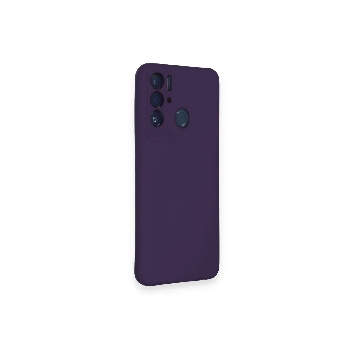 Tecno Pova Neo Kılıf Nano İçi Kadife Silikon - Mor görsel 2