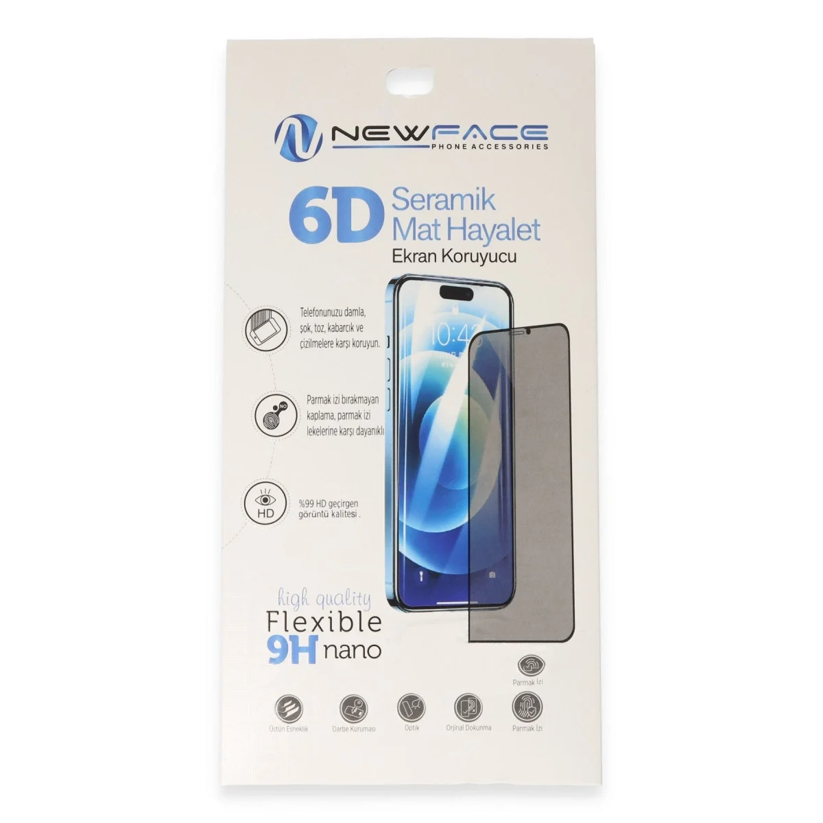 Vivo Y36 6d Antistatik Mat Seramik Hayalet Nano Ekran Koruyucu görsel 2