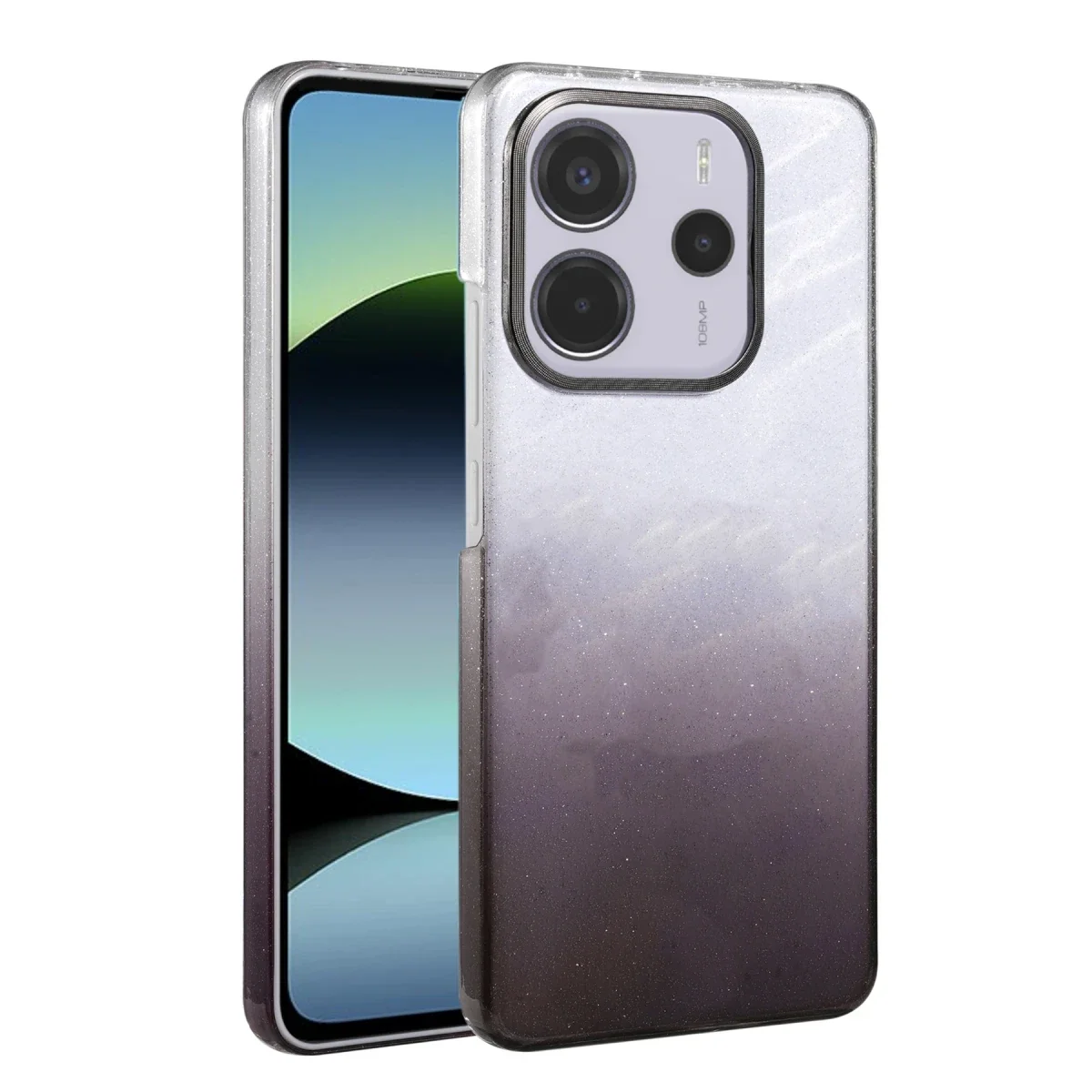 Xiaomi Redmi Note 14 4G Glossy Kapak - Siyah
