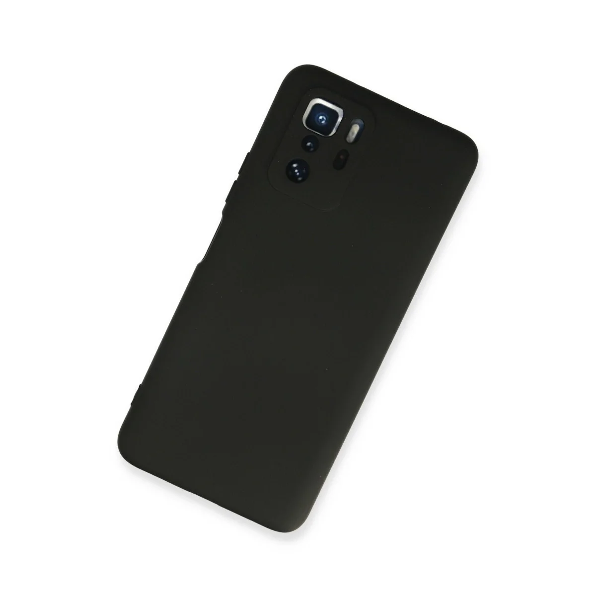 Xiaomi Poco X3 Gt Kılıf Nano İçi Kadife Silikon - Siyah görsel 2