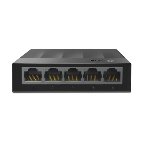 LS1005G 5 Port 10/100/1000 Gıgabıt Plastik Kasa Swıtch görsel 2
