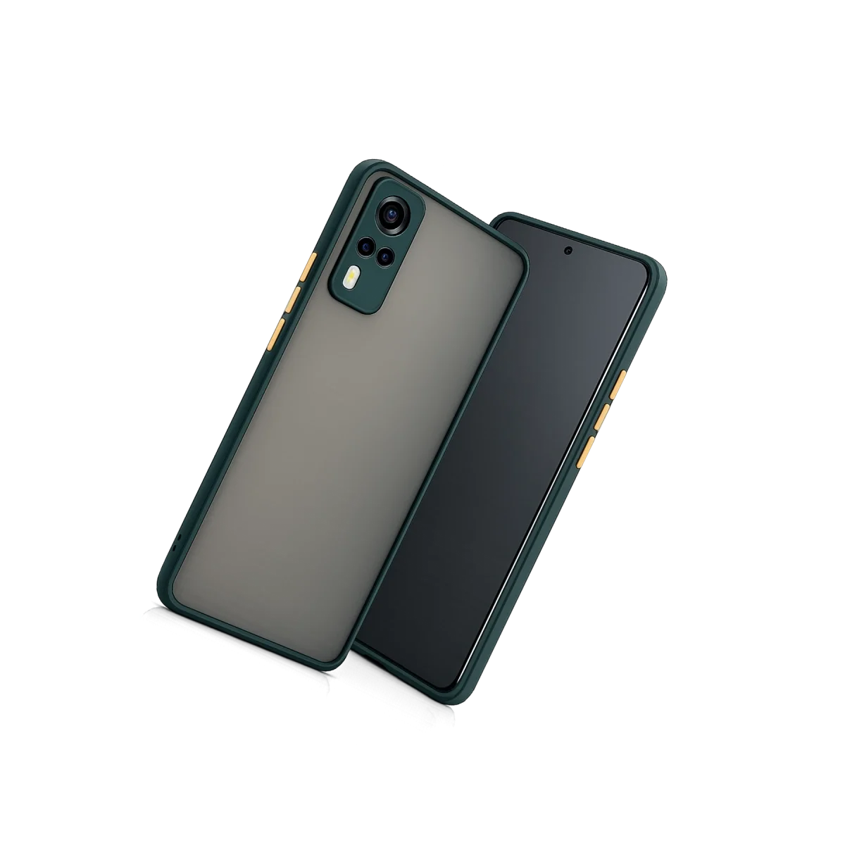 Vivo Y53s Kılıf Montreal Silikon Kapak - Yeşil görsel 3