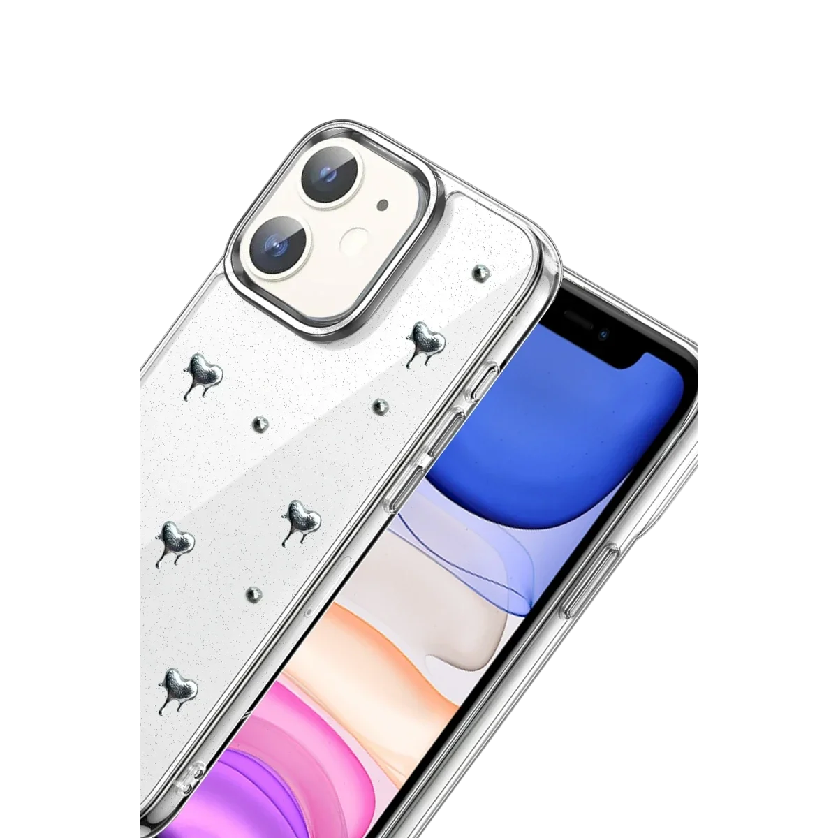 Apple iPhone 11 Fiyonk Desenli Kapak - Desen 1 görsel 2