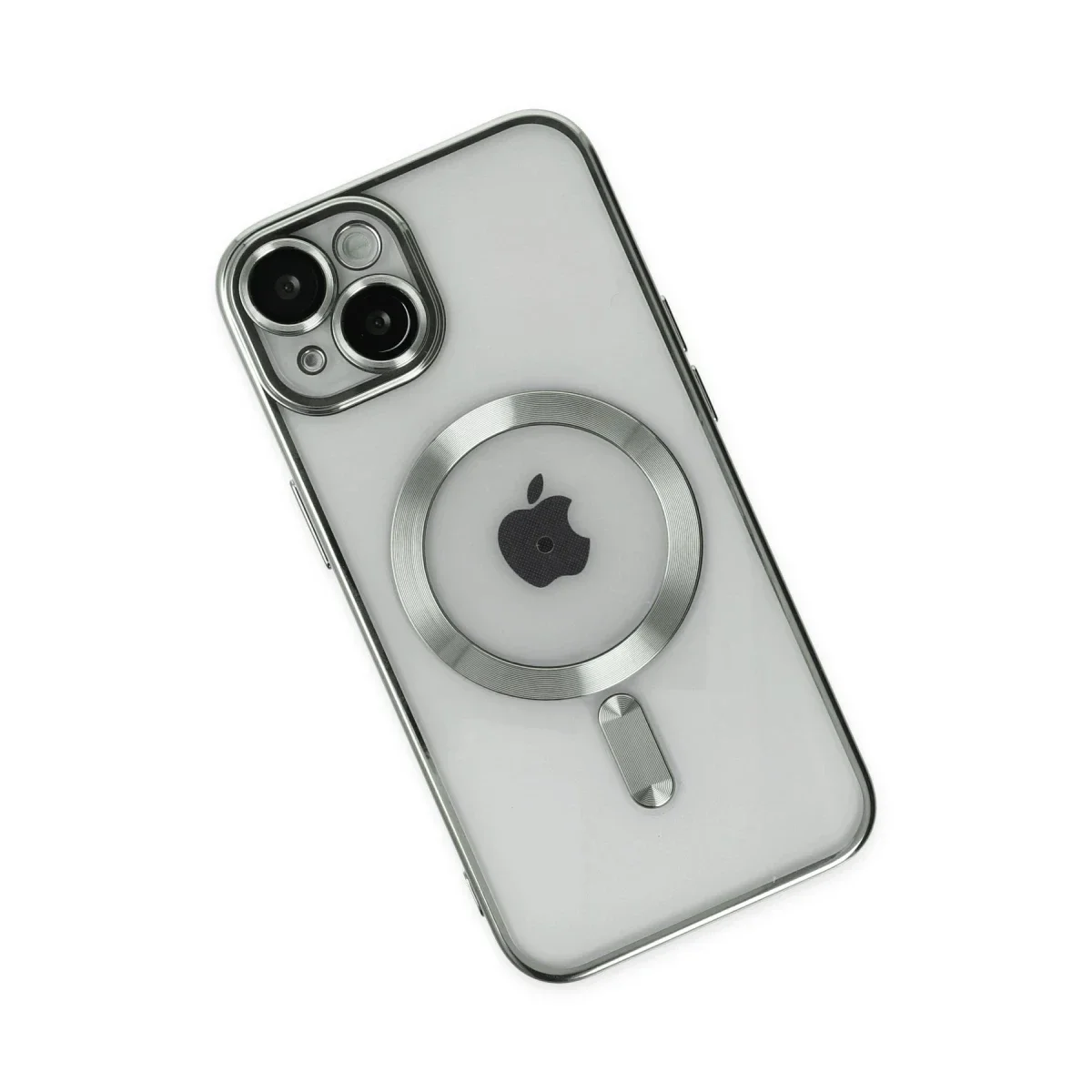 Apple iPhone 14 Kılıf Kross Magneticsafe Kapak - Gümüş görsel 3