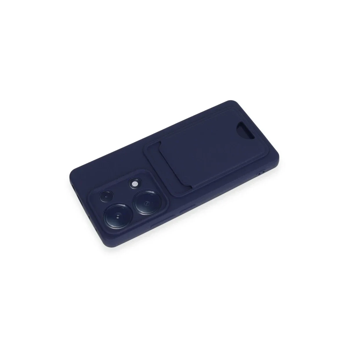 Xiaomi Redmi Note 13 Pro 4G Kılıf Kelvin Kartvizitli Silikon - Lacivert görsel 3